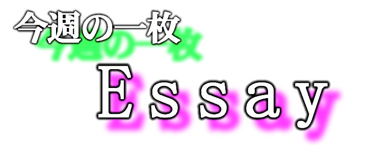今週の一枚ESSAY